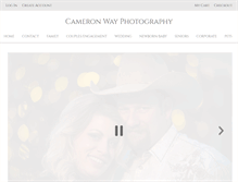 Tablet Screenshot of cameronwayphoto.com